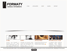 Tablet Screenshot of formaty.pl